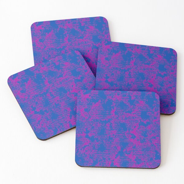Item preview, Modern Distressed Python Print Pattern | Blue & Purple designed and sold by Frohyou.