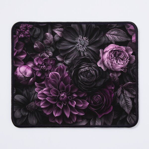 Item preview, Nocturnal Botanica Moody Baroque Flowers Purple designed and sold by artsandsoul.