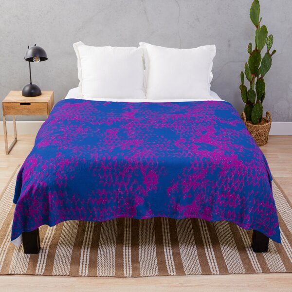 Item preview, Modern Distressed Python Print Pattern | Blue & Purple designed and sold by Frohyou.
