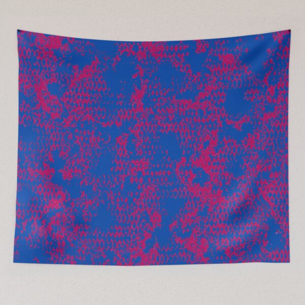 Item preview, Modern Distressed Python Print Pattern | Blue & Pink designed and sold by Frohyou.