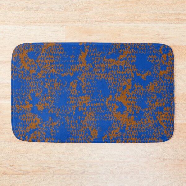 Item preview, Modern Distressed Python Print Pattern | Blue & Brown designed and sold by Frohyou.