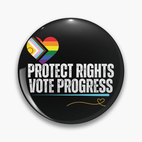 Item preview, Protect Rights, Vote Progress | Pro-Democracy Political Design designed and sold by EarthArtDesigns.