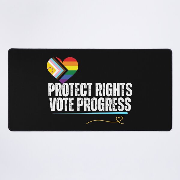 Item preview, Protect Rights, Vote Progress | Pro-Democracy Political Design designed and sold by EarthArtDesigns.