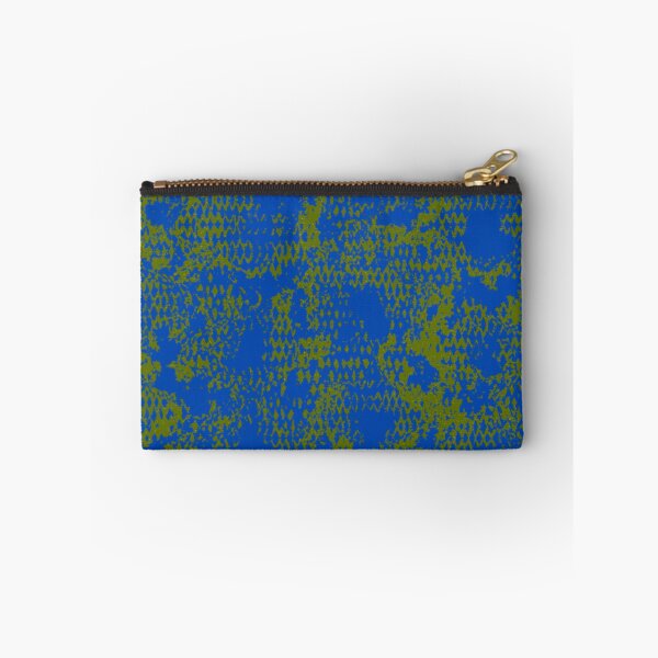 Item preview, Modern Distressed Python Print Pattern | Blue & Chartreuse designed and sold by Frohyou.