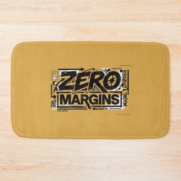 Item preview, Zero Margins Urban Streetwear Graffiti Typography designed and sold by KiwiRider.