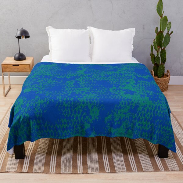 Item preview, Modern Distressed Python Print Pattern | Blue & Teal designed and sold by Frohyou.