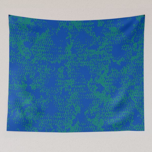 Item preview, Modern Distressed Python Print Pattern | Blue & Teal designed and sold by Frohyou.