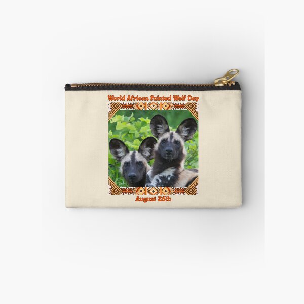 Item preview, World African Painted Wolf Day August 26th designed and sold by Nightshade Pixie Creations.