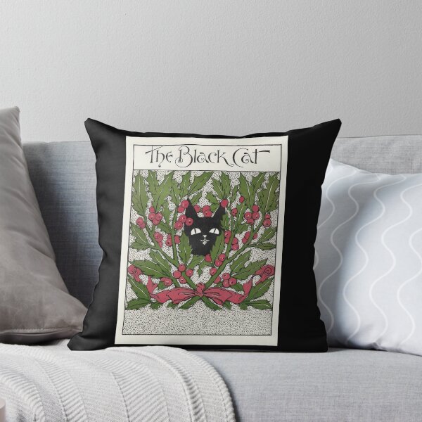 Item preview, The black cat celebrates Christmas designed and sold by stevepaint.
