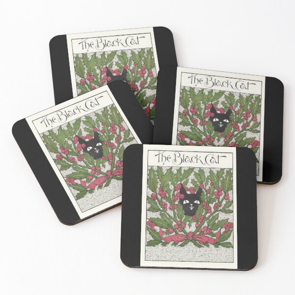 Item preview, The black cat celebrates Christmas designed and sold by stevepaint.
