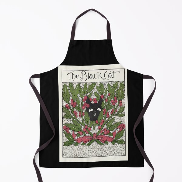 Item preview, The black cat celebrates Christmas designed and sold by stevepaint.