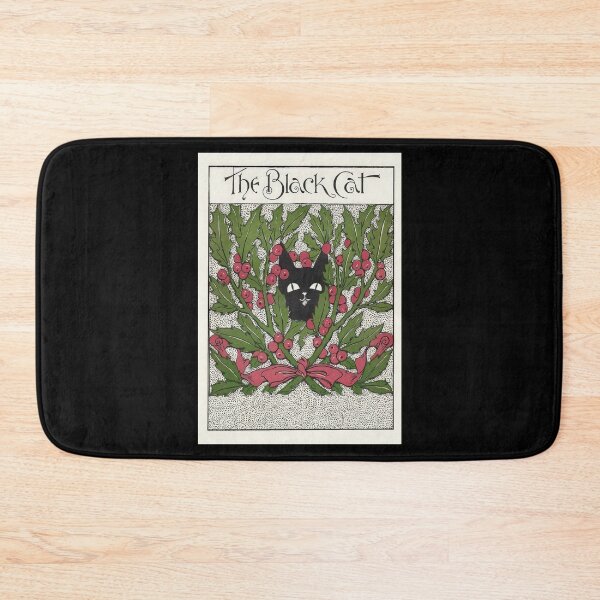 Item preview, The black cat celebrates Christmas designed and sold by stevepaint.