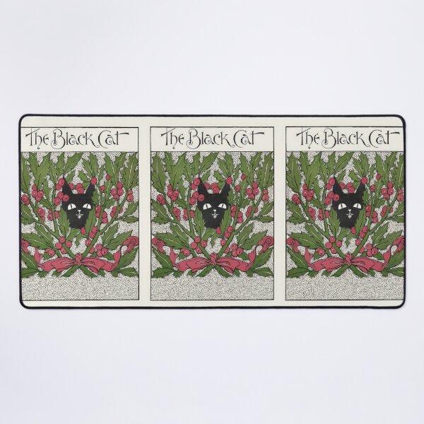 Item preview, The black cat celebrates Christmas designed and sold by stevepaint.