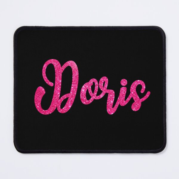 Item preview, Doris Hot Pink Sparkly Personalised Name Design designed and sold by CamilasPrints.