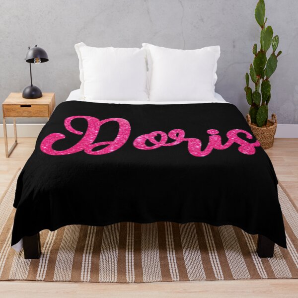 Item preview, Doris Hot Pink Sparkly Personalised Name Design designed and sold by CamilasPrints.