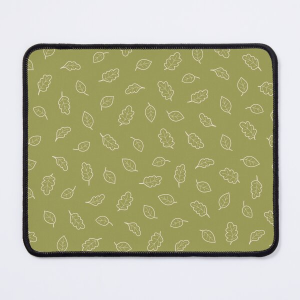 Item preview, Olive Green Autumn Leaves Pattern designed and sold by OKartashova.