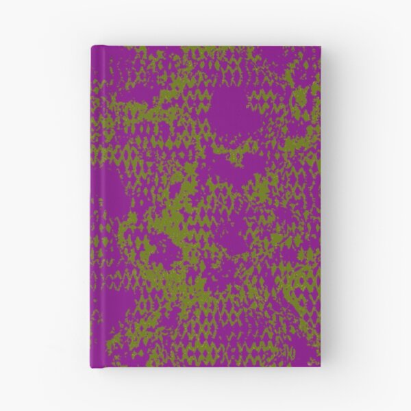 Item preview, Modern Distressed Python Print Pattern | Purple & Chartreuse designed and sold by Frohyou.