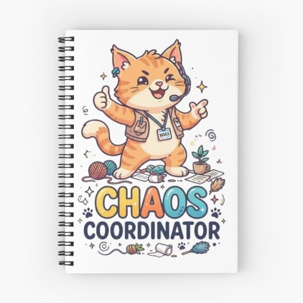 Item preview, Chaos Coordinator Funny Kawaii Cat Cat Lover Gift designed and sold by PrintforDesign.