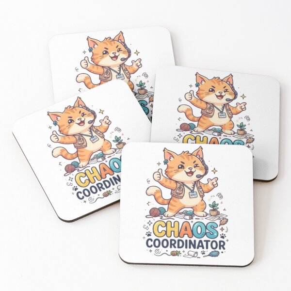 Item preview, Chaos Coordinator Funny Kawaii Cat Cat Lover Gift designed and sold by PrintforDesign.
