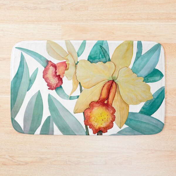 Item preview, Golden Orchid | Tropical Botanical Watercolour designed and sold by ArithraStudio.