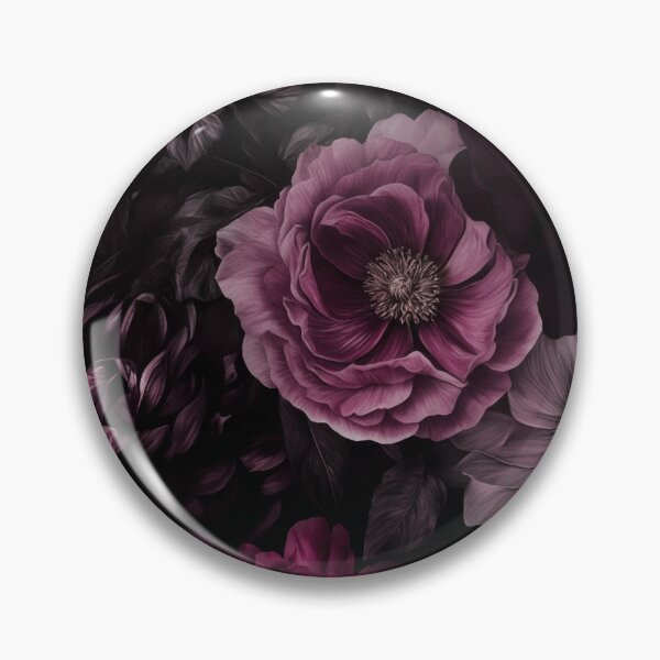 Item preview, Moody Mauve Opulent Baroque Night Garden designed and sold by artsandsoul.