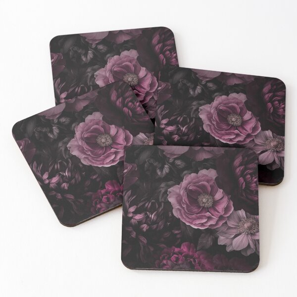 Item preview, Moody Mauve Opulent Baroque Night Garden designed and sold by artsandsoul.