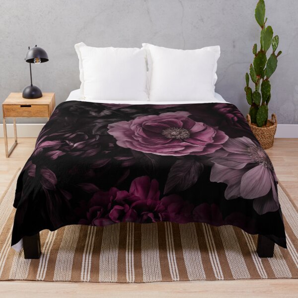 Item preview, Moody Mauve Opulent Baroque Night Garden designed and sold by artsandsoul.
