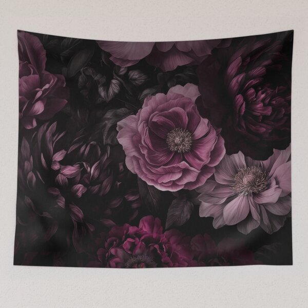 Item preview, Moody Mauve Opulent Baroque Night Garden designed and sold by artsandsoul.