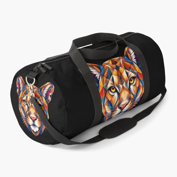 Item preview, Geometric Puma Art – Abstract and Colorful Wild Cat for Nature and Wildlife Lovers designed and sold by Geometric Art..