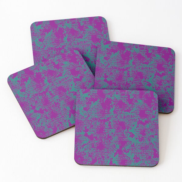 Item preview, Modern Distressed Python Print Pattern | Purple & Teal designed and sold by Frohyou.