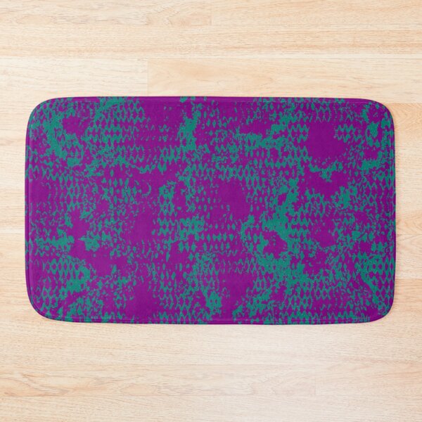 Item preview, Modern Distressed Python Print Pattern | Purple & Teal designed and sold by Frohyou.