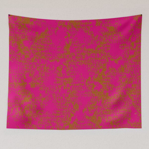Item preview, Modern Distressed Python Print Pattern | Pink & Brown designed and sold by Frohyou.