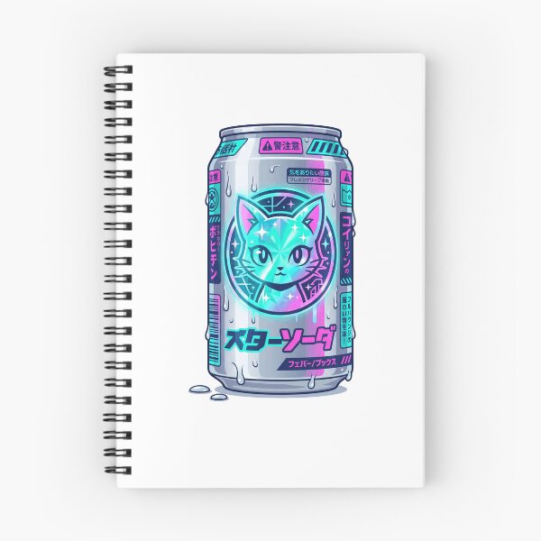Item preview, Cyberpunk Cat Soda Can Japanese Neon Synthwave Drink Aesthetic designed and sold by mood-draftsman.
