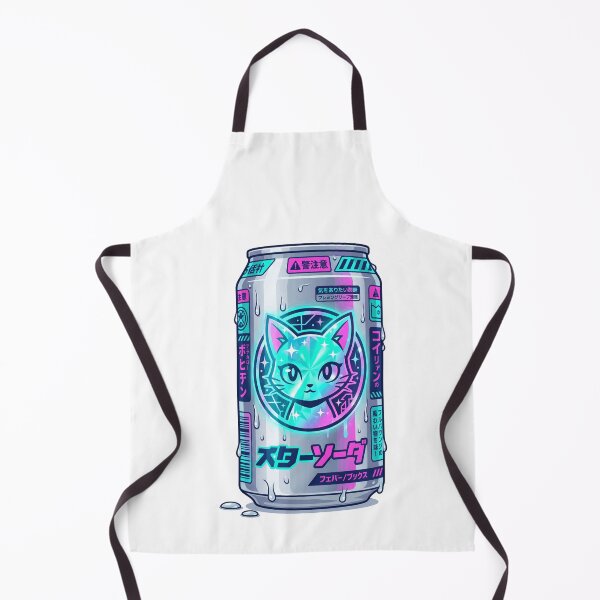 Item preview, Cyberpunk Cat Soda Can Japanese Neon Synthwave Drink Aesthetic designed and sold by mood-draftsman.