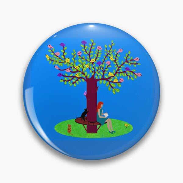 Item preview, Woman Reading Under a Colorful Tree designed and sold by Elaine M Hayward .