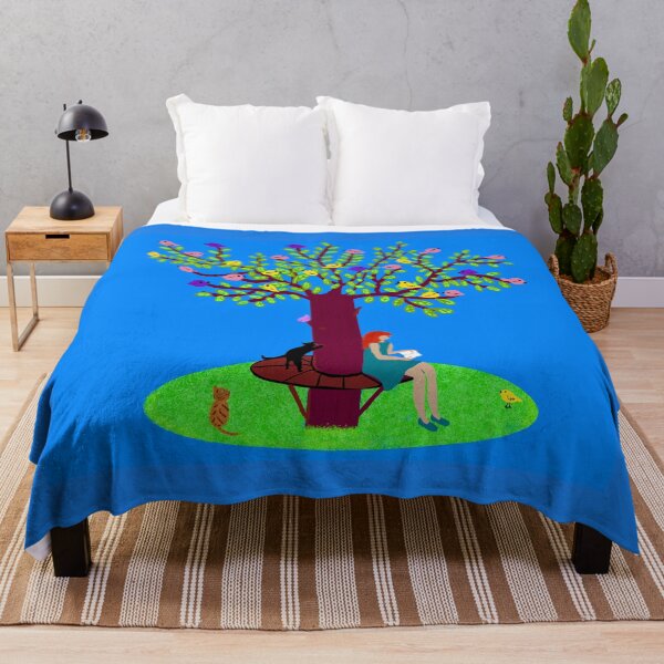 Item preview, Woman Reading Under a Colorful Tree designed and sold by Elaine M Hayward .