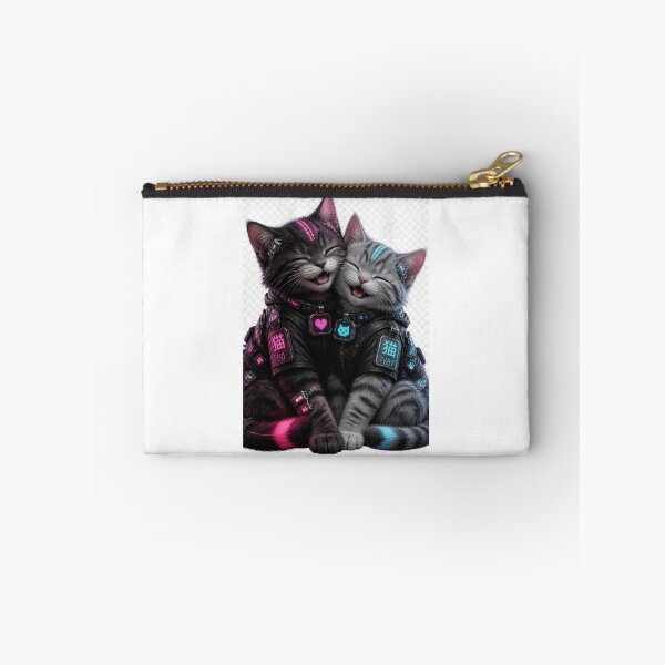 Item preview, Cyber Cats in Love designed and sold by LookWhatIGot.