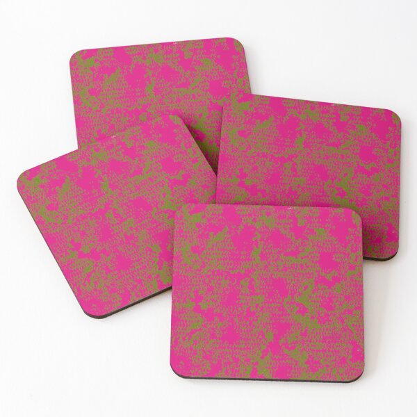 Item preview, Modern Distressed Python Print Pattern | Pink & Chartreuse designed and sold by Frohyou.