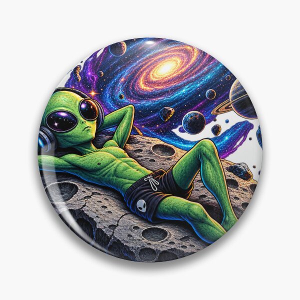 Item preview, Relaxed Alien Cosmic Streetwear designed and sold by VYBORA Studio.