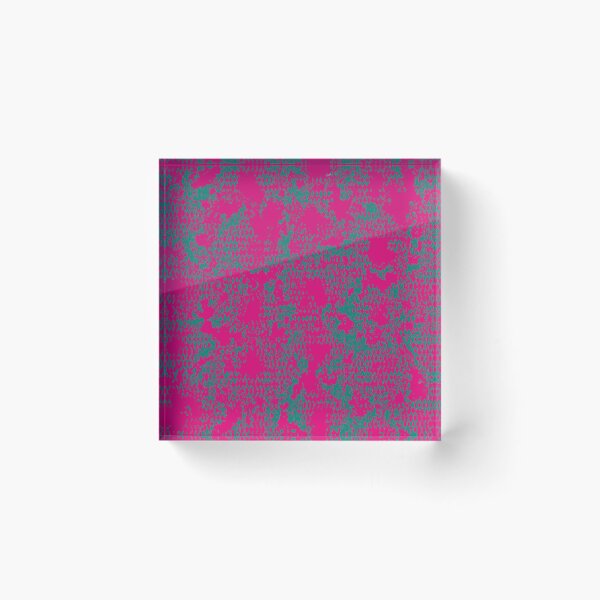 Item preview, Modern Distressed Python Print Pattern | Pink & Teal designed and sold by Frohyou.