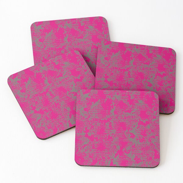 Item preview, Modern Distressed Python Print Pattern | Pink & Gray designed and sold by Frohyou.
