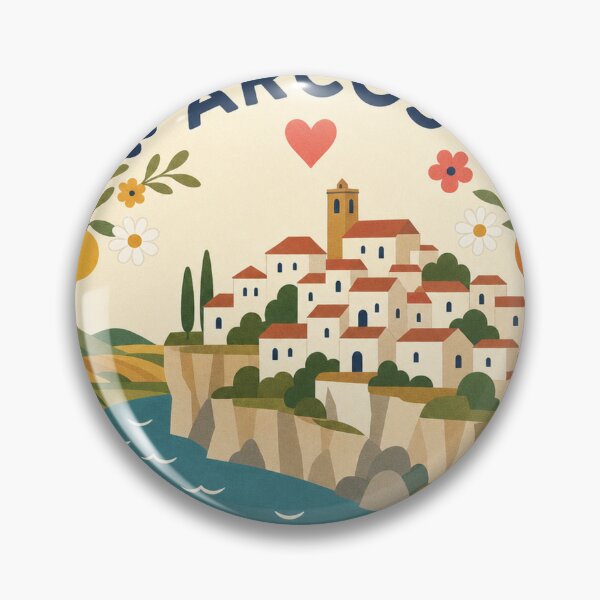 Item preview, Arcos Spain Travel Souvenir Modern Folk Art designed and sold by VisualArtsOasis.