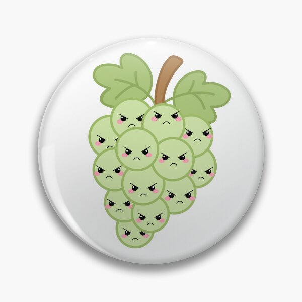 Artikelvorschau, Kopie von Grumpy Angry Green Grapes entworfen und verkauft von SlimyFish.