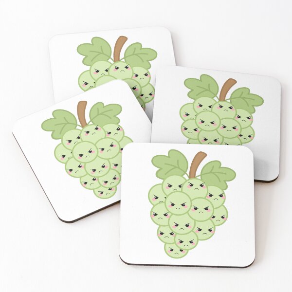 Item preview, Copy of Grumpy Angry Green Grapes designed and sold by SlimyFish.