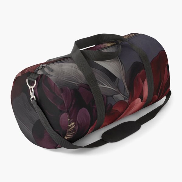 Item preview, Nocturnal Floral Grandeur Moody Rich Red designed and sold by artsandsoul.