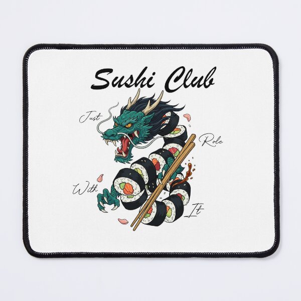 Item preview, Japanese Dragon Sushi Warrior Funny Anime Style designed and sold by ANIPIXARTS.