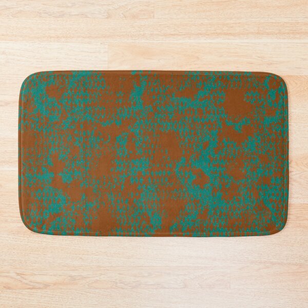 Item preview, Modern Distressed Python Print Pattern | Brown & Teal designed and sold by Frohyou.