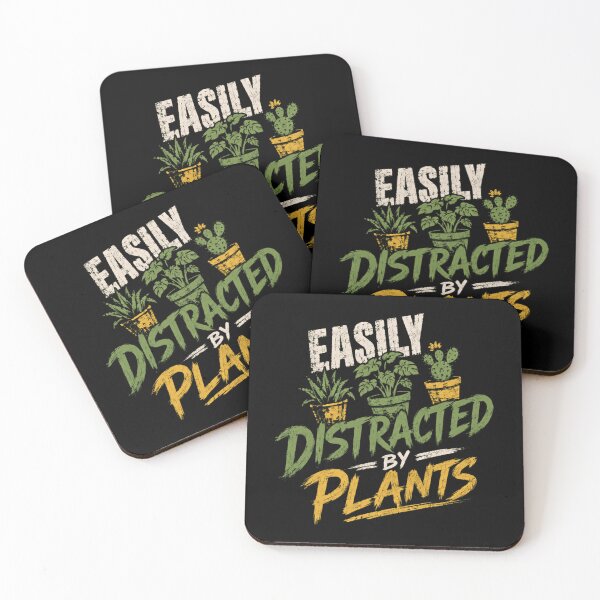 Item preview, Easily Distracted By Plants Plant Lover Houseplant Owner Gardener designed and sold by HumansStuck12.