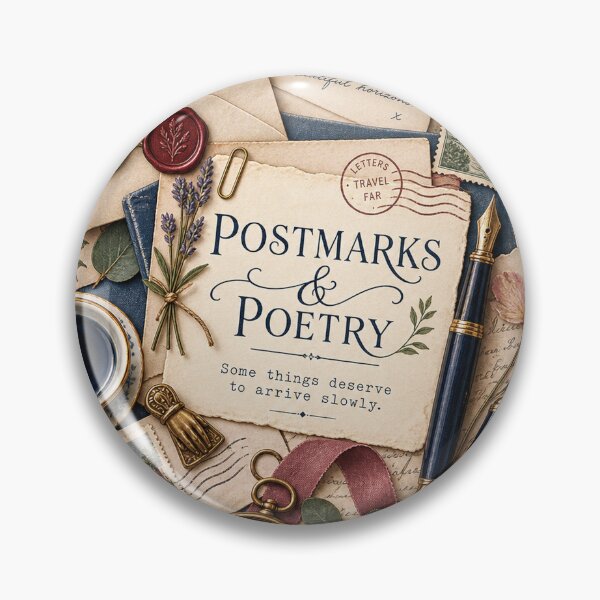 Item preview, Postmarks & Poetry – Some Things Deserve to Arrive Slowly designed and sold by Odd Hours Studio.