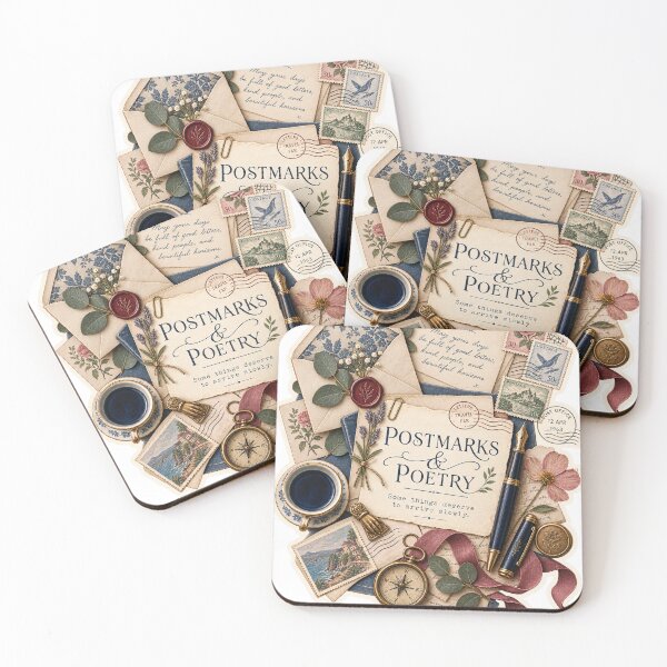 Item preview, Postmarks & Poetry – Some Things Deserve to Arrive Slowly designed and sold by Odd Hours Studio.